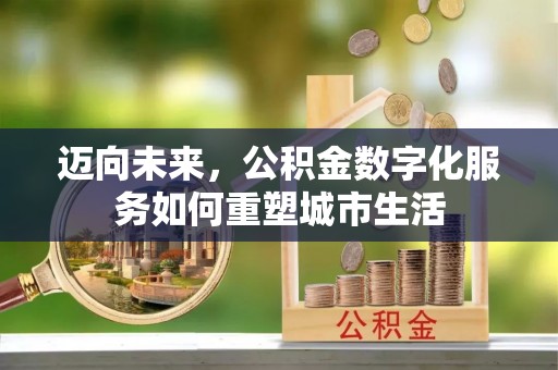 绥德迈向未来，公积金数字化服务如何重塑城市生活