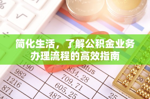 绥德简化生活，了解公积金业务办理流程的高效指南