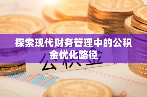 绥德探索现代财务管理中的公积金优化路径
