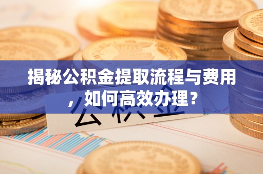 绥德揭秘公积金提取流程与费用，如何高效办理？