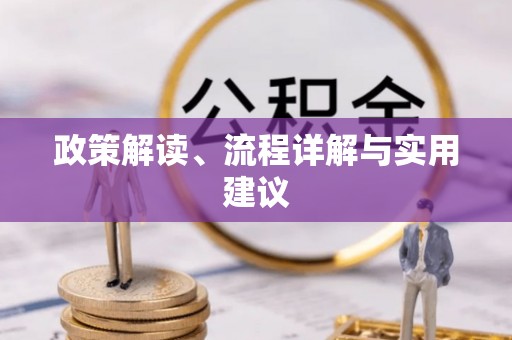 绥德政策解读、流程详解与实用建议